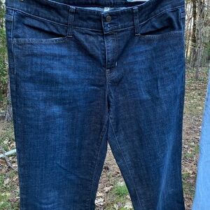 GAP dark indigo curvy stretch denim jean size 12 R